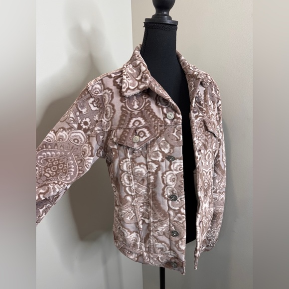 BDG Urban Outfitters Paisley Trucker Jacket Indie Boho Festival Small Unisex - Picture 2 of 9